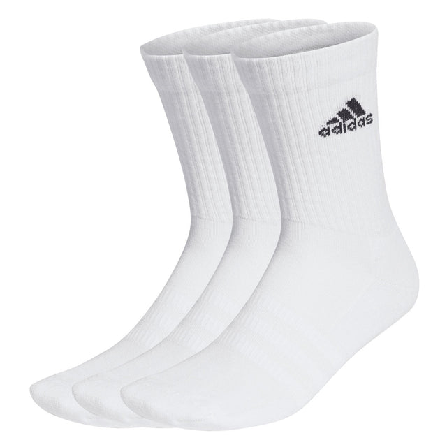 Cushioned Crew Socks 3-pack White